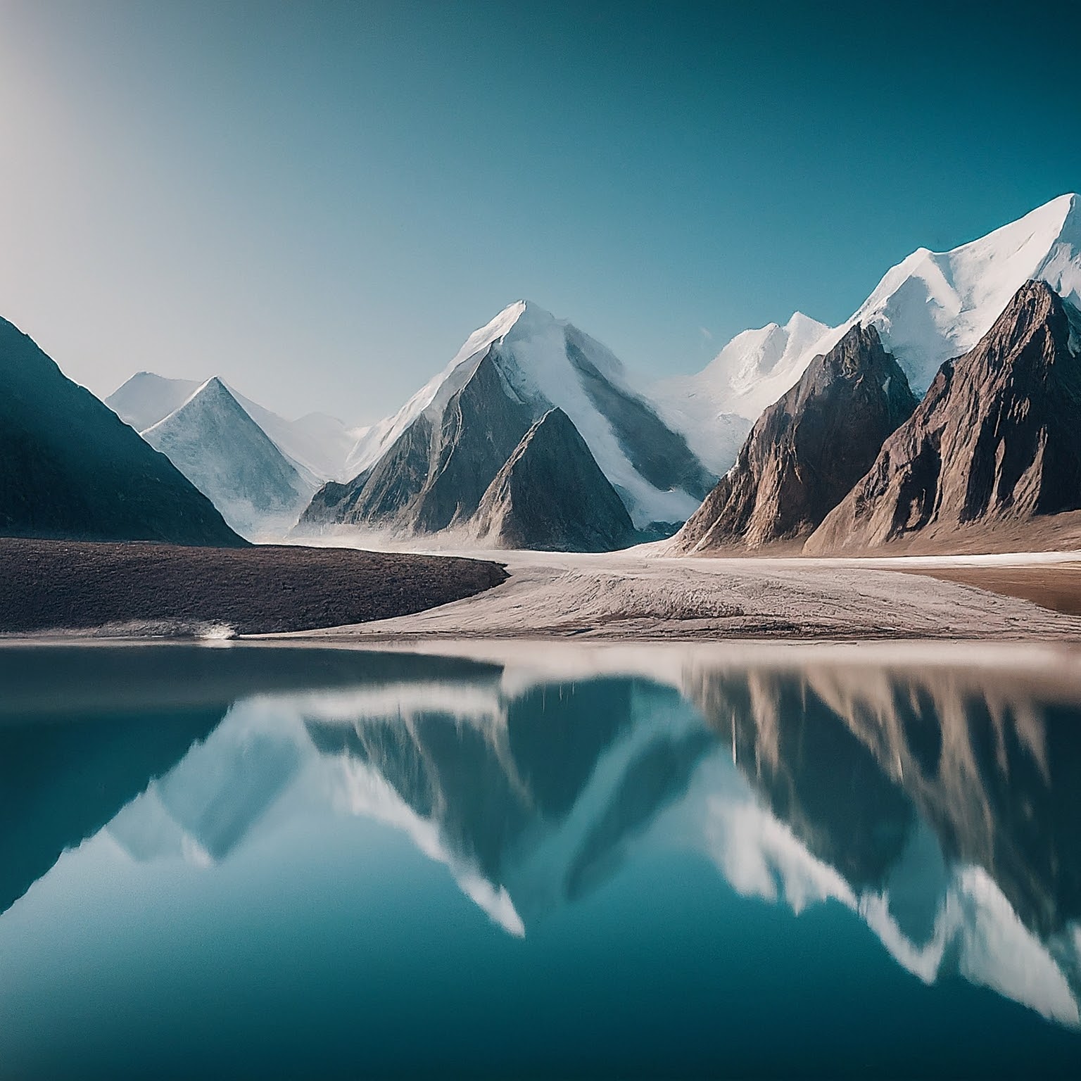 Engilchek Glacier, Kyrgyzstan