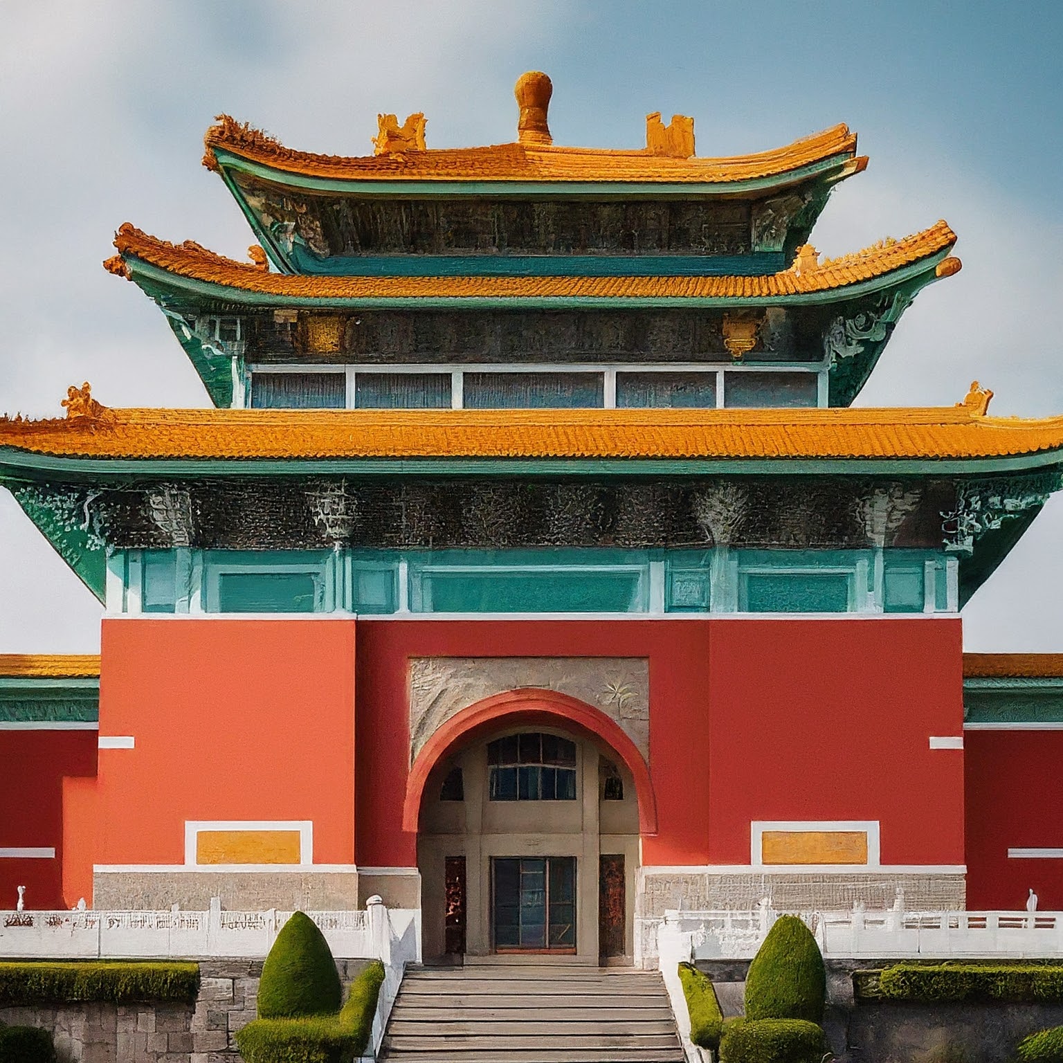 the National Palace Museum, Taiwan. The intricate details and vibrant colors of the artwork are captured in stunning detail.