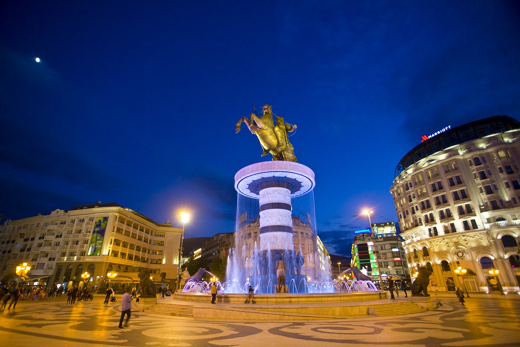 Skopje in North Macedonia