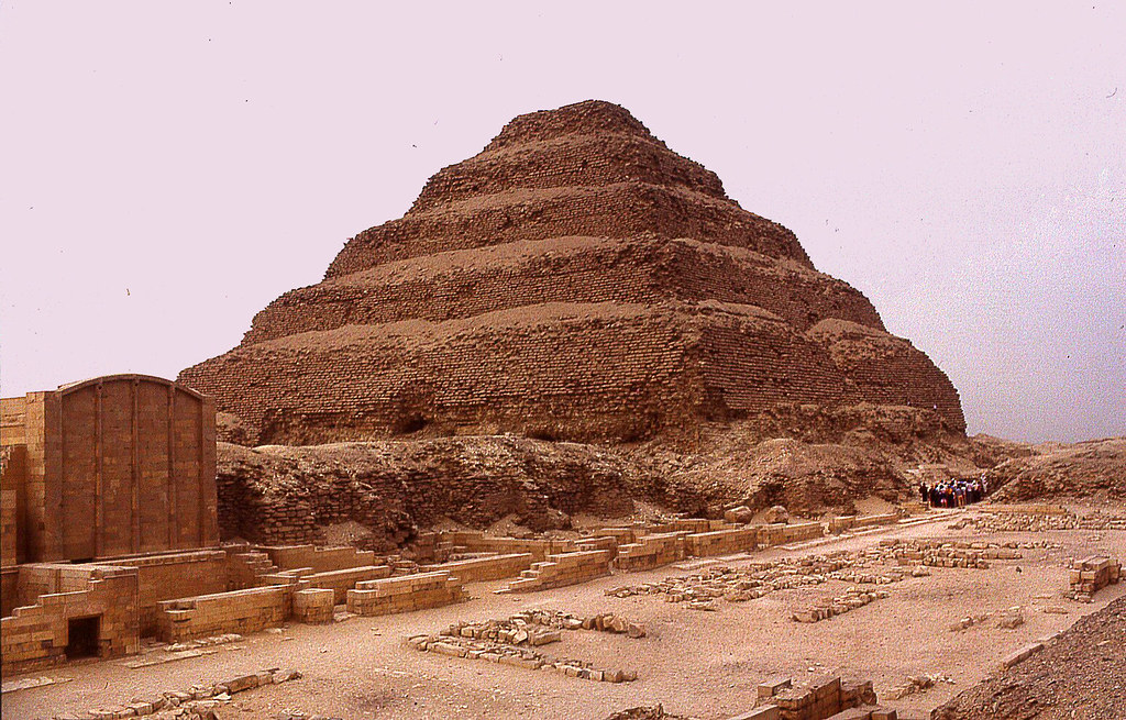 Pyramid of Djoser in Egypt