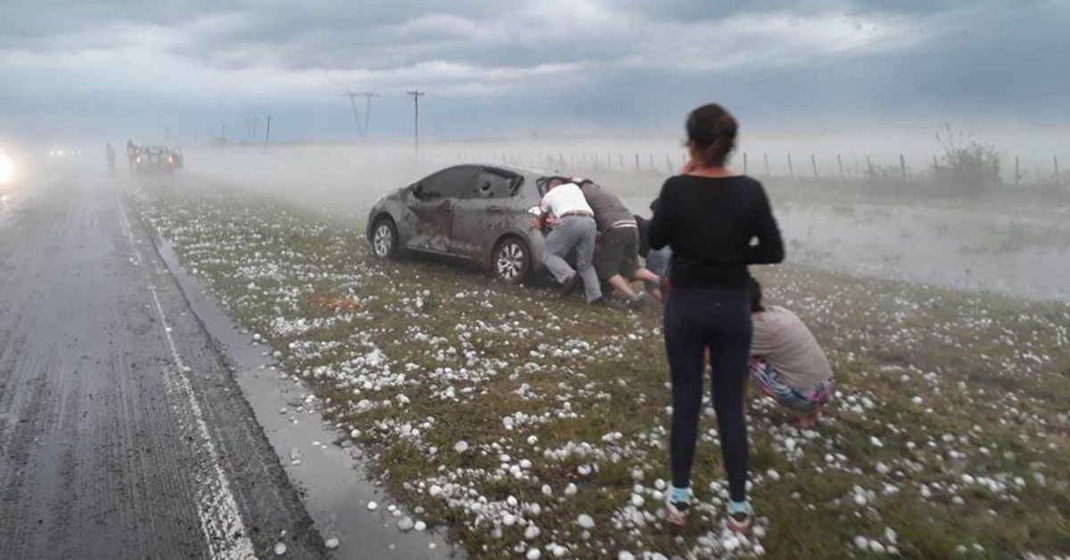 Travel Damaged by Hail