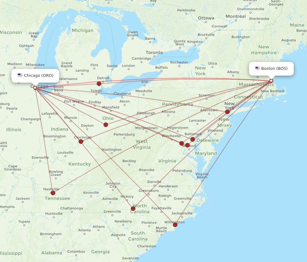 Who Offers the Best Chicago to Boston Flights1